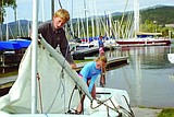 Youth learn, practice sailing skills
