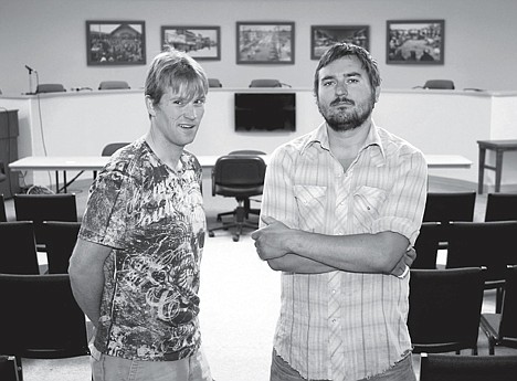 &lt;p&gt;Playwright Ben Olson, right, shown with director Andrew Sorg, takes on city hall, land developers and just about everything else in an upcoming production titled, &quot;Death of a Small Town in the West.&quot; The dark comedy pokes its thumb in the eye of some recognizable Sandpoint characteristics, while paying homage to others.&lt;/p&gt;