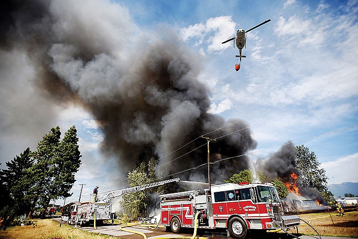 &lt;p&gt;&lt;strong&gt;Smoke billows&lt;/strong&gt; from a massive fire on Mountain View Drive in Evergreen on Aug. 5, 2015. Joseph DeVera has been sentenced for starting the fire. (Brenda Ahearn/Daily Inter Lake)&lt;/p&gt;