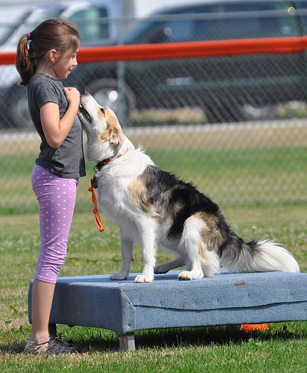 &lt;p&gt;Aspen McKee definitely has a futue as a dog whisperer.&lt;/p&gt;