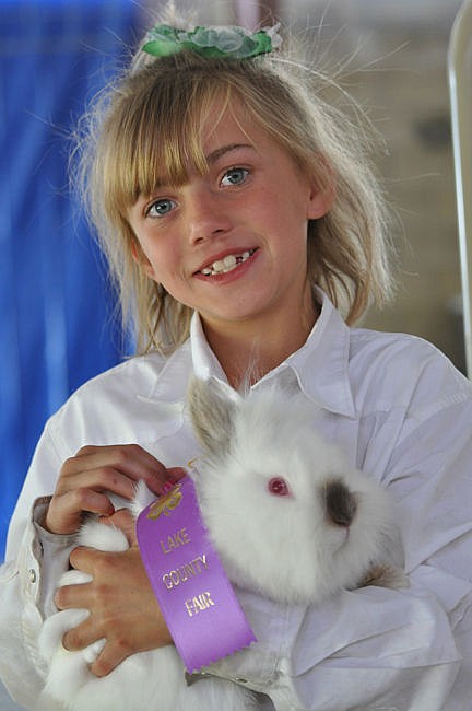 &lt;p&gt;Madison Evelo and her bunny are both cute as a button--as well as being purple ribbon winners in one of the rabbit classes.&lt;/p&gt;