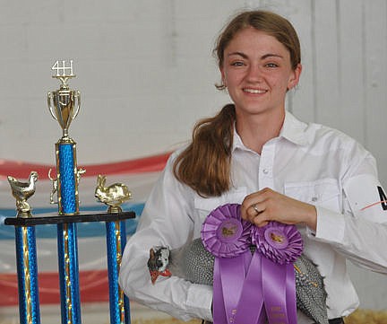 &lt;p&gt;Shannon Saint won not only the Grand Champion Showman in the small animals showmanship competition, but also the Reserve Sr. Grand Champion Showman in the large animal showmanship event.&lt;/p&gt;