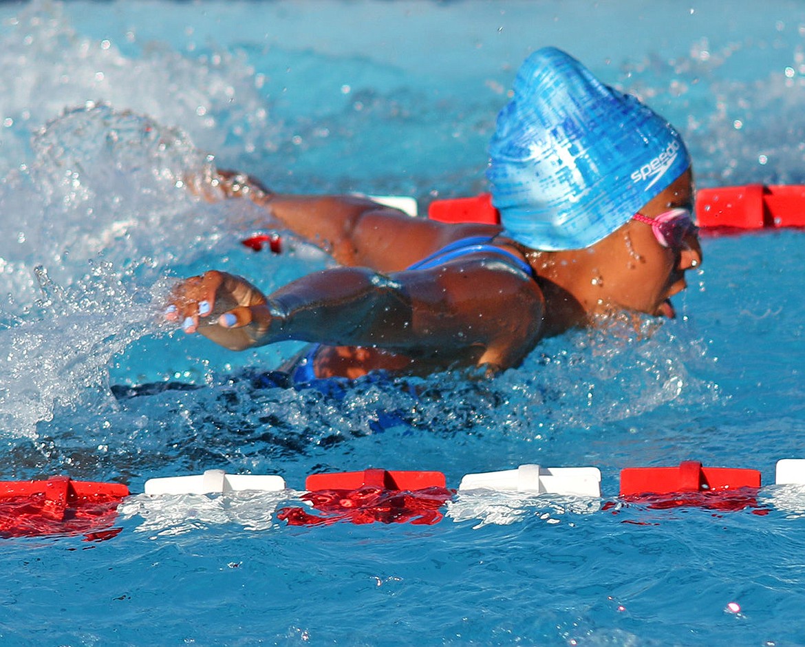 Molly Jensen finished second in the butterfly event against Prosser.