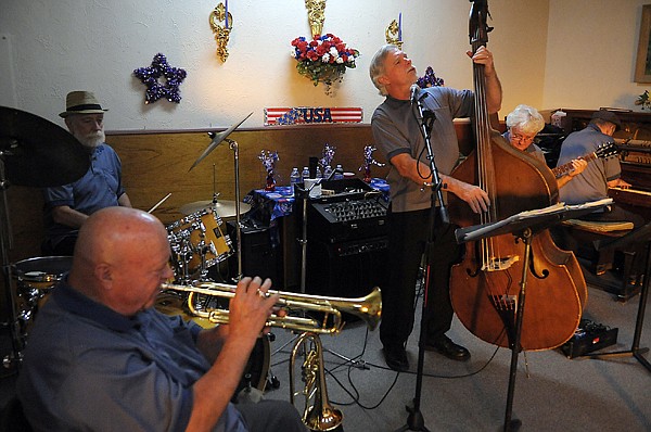 &lt;p&gt;Members of Company Brass play at the North End Swing dance on Friday, July 20, in Kalispell. Band members are Jerry Akers on trumpet, Eddy Foy on drums, Rudy Rudolph on bass, Joel Knadler on guitar and Sandy Sanderson on piano.&lt;/p&gt;