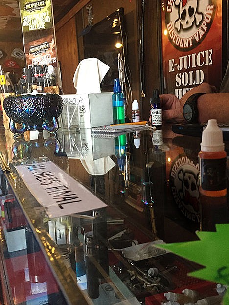 &lt;p&gt;CBD oil rests on the counter of a local vapor shop in Coeur d&#146;Alene. There is question over the legality of the oil in Idaho.&lt;/p&gt;