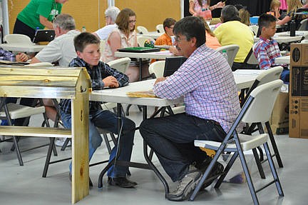 &lt;p&gt;Riley Hutchin discusses how he made his saddle stand with woodworking judge, Jack Lake, during the Interview Judging.&lt;/p&gt;