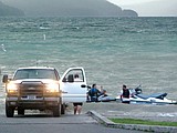 Boys saved from sinking sailboat