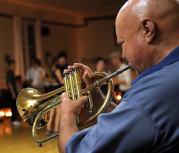 &lt;p&gt;Jerry Akers and Company Brass play for the dancers at the North End Swing weekly dance July 20 at the Kalispell Senior Center.&lt;/p&gt;