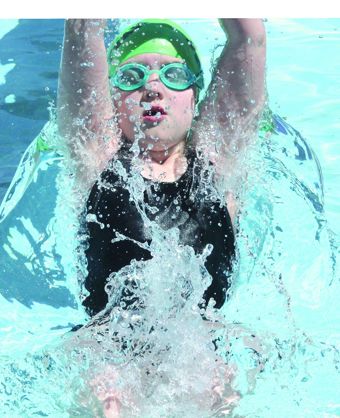 &lt;p&gt;Plains Piranha Alexis Helterline competed at the Division C state swim meet and brought in third place for her age division in the breaststroke.&lt;/p&gt;