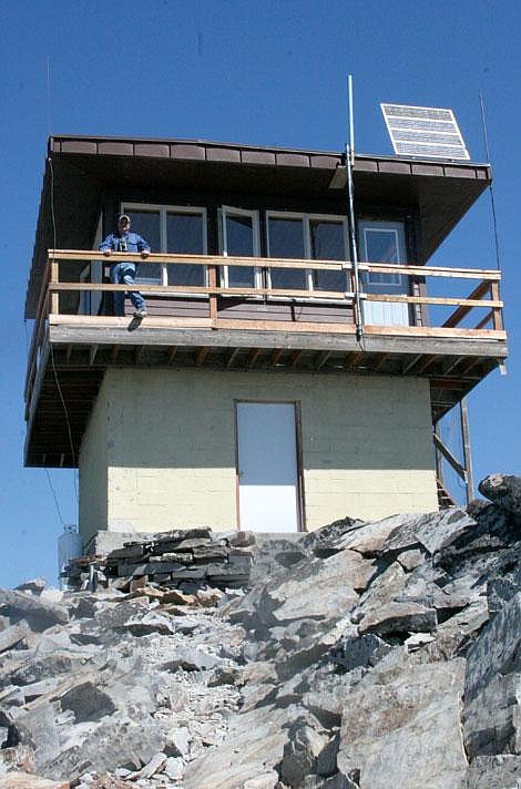 Jamie Doran/Valley Press The Eddy Mountain lookout is the highest lookout in Sanders County at an elevation of 6,957 feet.