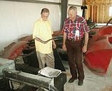 Interested parties tour Soap Lake lava lamp pieces