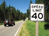 Big Mountain Road speed limit increased