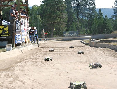 &lt;p&gt;Cars lining up for the first race of the day, Sunday. (Bethany Rolfson/The Western News)&lt;/p&gt;