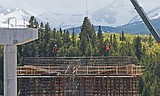 Bad weather, bad concrete slows Two Medicine bridge project