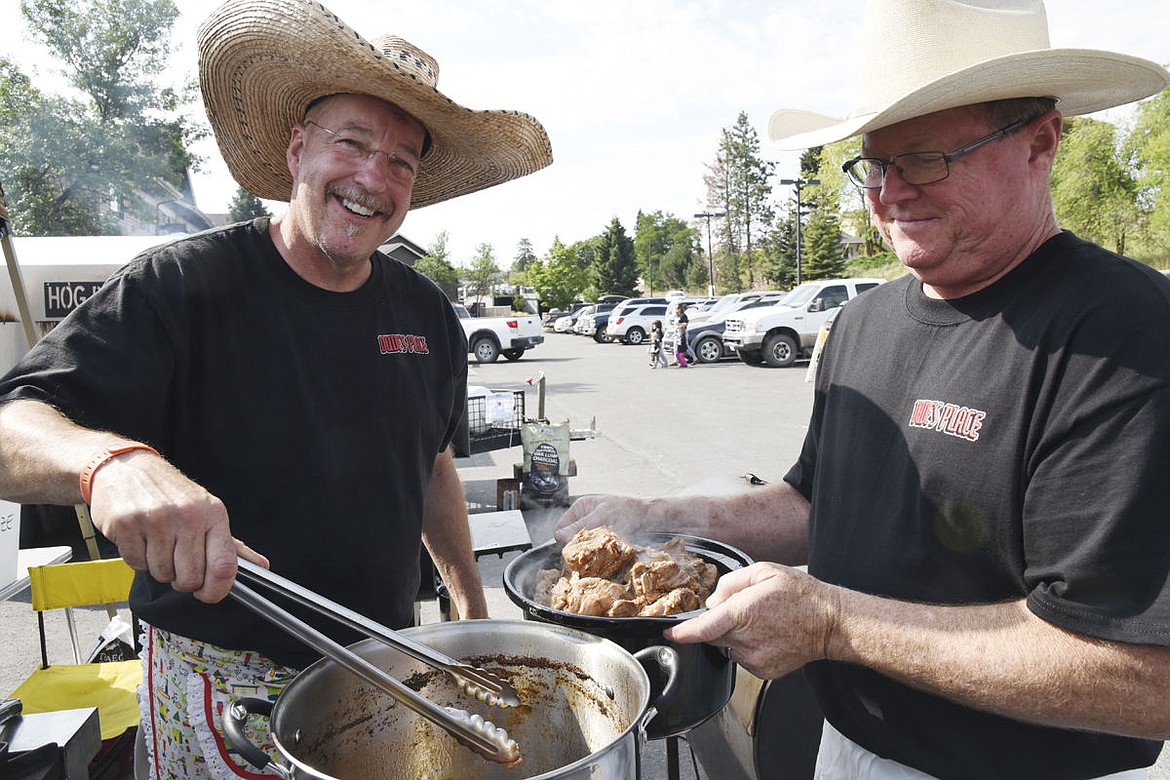 &lt;p&gt;Head Dude, Bill Barrett and second dude, Kevin Lane, prep the pork for their incredible tacos which won in the Pork category.&lt;/p&gt;