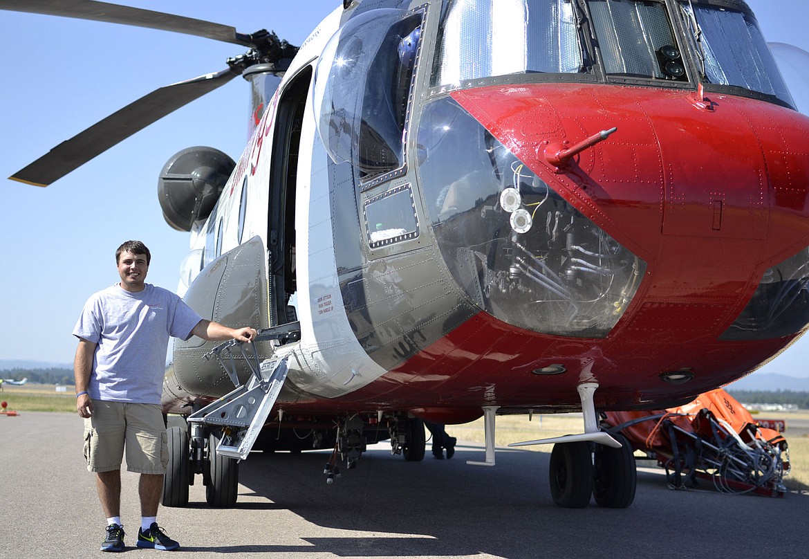 &lt;p&gt;&lt;strong&gt;Kalispell native&lt;/strong&gt; Ryan Gembala stands next to a CH-47 helicopter Tuesday at Glacier Park International Airport. He and the rest of the helicopter crew have been contracted to battle the Thompson Fire in Glacier National Park. (Matt Hudson/Daily Inter Lake)&lt;/p&gt;