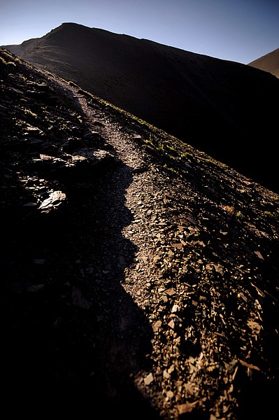 &lt;p&gt;View of Scenic Point Trail as the sun begins to crest the mountain on Sunday, July 29, in East Glacier.&lt;/p&gt;