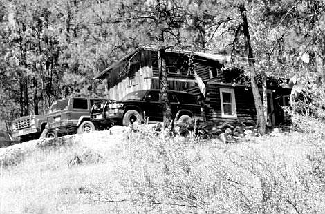 Jason Shueh/Valley Press The site of the double murder-suicide where authorities found the bodies of Israel Keyes, 39, Alexia Laslo, 37, and her son Michael Tasakos, 12, inside.