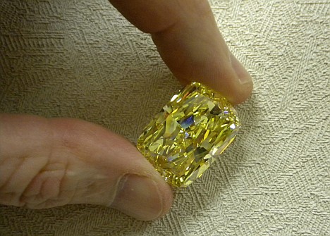 &lt;p&gt;This large yellow diamond, known as the &quot;Golden Eye,&quot; was seized in a federal drug and money laundering investigation in northeast Ohio and is going on the auction block with the minimum bid to start at $900,000.&lt;/p&gt;