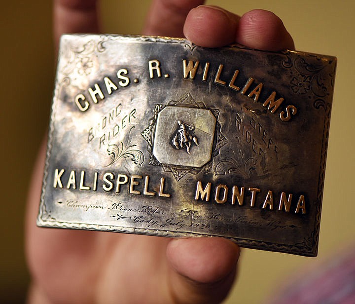 &lt;p&gt;A belt buckle won by C. R. Williams. (Brenda Ahearn/Daily Inter Lake)&lt;/p&gt;