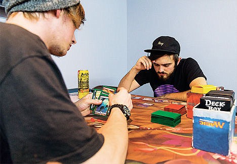 &lt;p&gt;Paul Barbieri, right, gets a refresher lesson from Bradofrd Keaty prior to competition play.&lt;/p&gt;