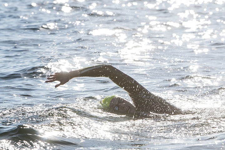 &lt;p&gt;A swimmer at the Coeur d&#146;Alene Crossing.&#160;&lt;/p&gt;