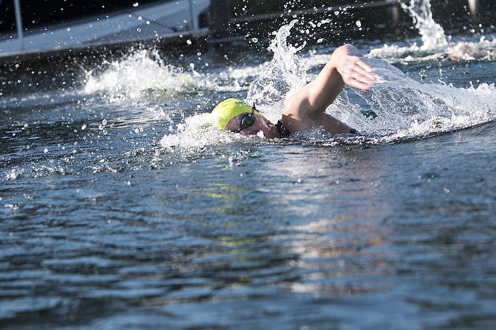 &lt;p&gt;Tristan Whiting, the winner of the Coeur d&#146;Alene Crossing, starts his race out of the Arrow Point docks.&lt;/p&gt;