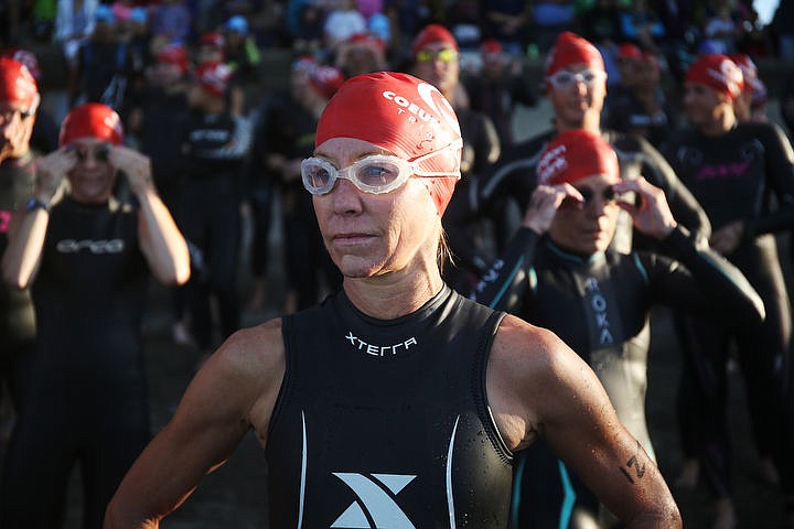 &lt;p&gt;LOREN BENOIT/Press Athletes swim in the waters of Lake Coeur d'Alene, bike downtown and run along the Centennial Trail during the Coeur d'Alene Triathlon on Saturday, August 13, 2016.&lt;/p&gt;