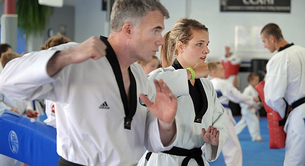 &lt;p&gt;Cassidy Meade gets pointers on her form from coach John Paul Noyes at Big Sky Martial Arts.&lt;/p&gt;