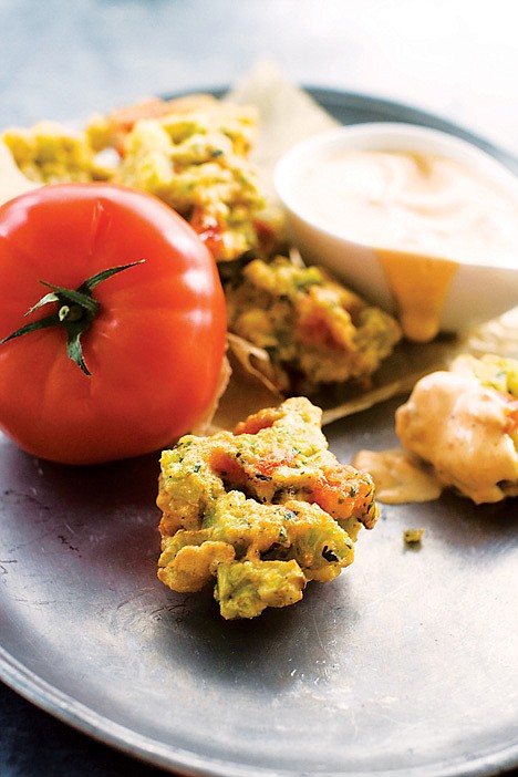 &lt;p&gt;This Aug. 1, 2011 photo shows tomato confetti fritters in Concord, N.H. Serve these fritters with prepared mayonnaise. (AP Photo/Matthew Mead)&lt;/p&gt;