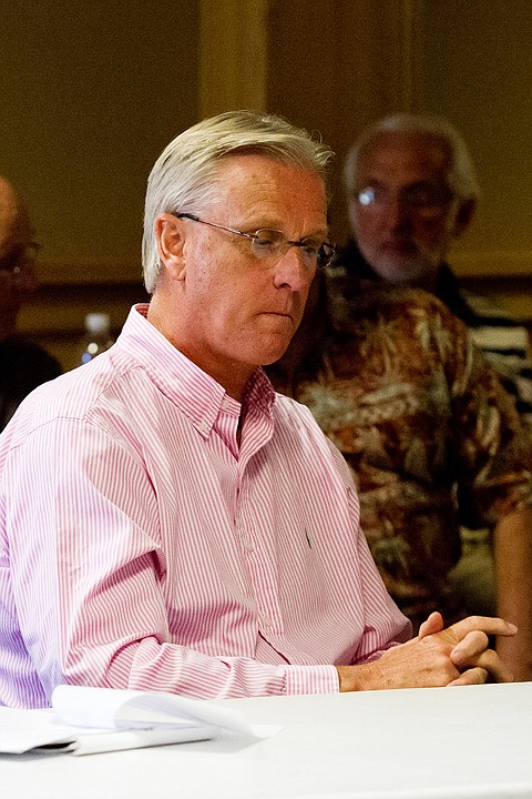 &lt;p&gt;Greg Hills, principal of real estate development firm Austin Lawrence Partners, listens to comments from the City of Coeur d'Alene Design Review commission.&lt;/p&gt;