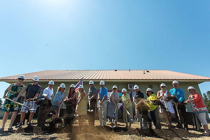 &lt;p&gt;Members of the Board of Directors for the Post Falls Senior Center and members of the Post Falls City Council break ground for the expansion of the Post Falls Senior Center on Wednesday.&lt;/p&gt;