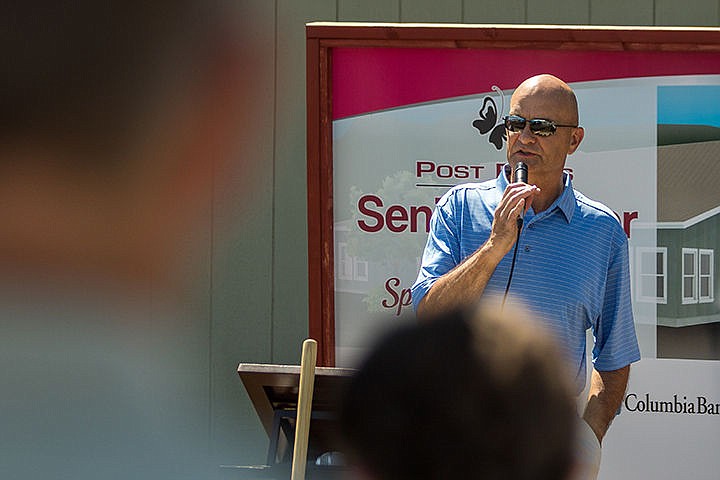 &lt;p&gt;Post Falls mayor, Ron Jacobson, speaks about the importance of the new expansion of the Post Falls Senior Center on Wednesday.&lt;/p&gt;