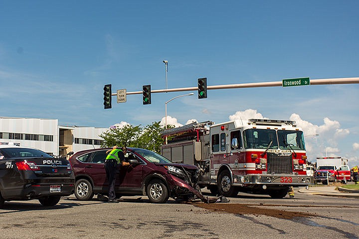 &lt;p&gt;A two car collision occurred around 11 a.m. on Tuesday morning at the corner or Highway 95 and Ironwood Drive, slowing traffic in all directions.&lt;/p&gt;