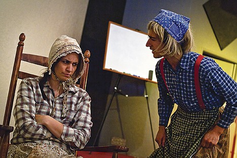 &lt;p&gt;Debby Hanks stubbornly gives Sean McLeod the silent treatment during a recent rehearsal for &quot;Aunt Polly's Demise-A Hillbilly's Delight&quot; at the Family Worship Center in Hayden.&lt;/p&gt;