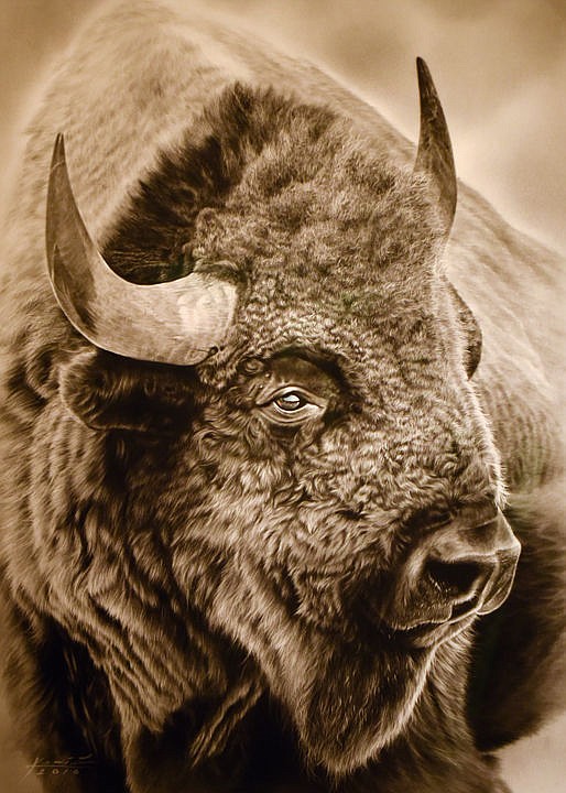 &lt;p&gt;Charcoal drawing by Kowit Sernklang at the Sunti World Art Gallery in Whitefish.&lt;/p&gt;