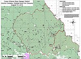 Wildfires prompt closure of North Fork Cd'A River drainage area