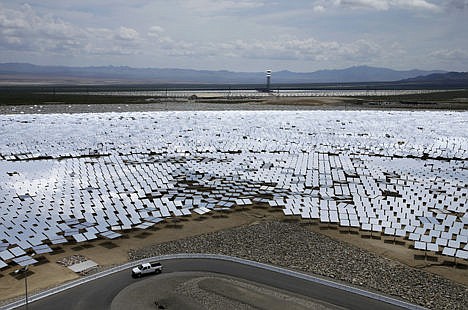 &lt;p&gt;A truck drives by an array of mirrors at the Ivanpah Solar Electric Generating System near Primm, Nev., on Aug. 13. The site uses over 300,000 mirrors to focus sunlight on boilers' tubes atop 450 foot towers heating water into steam which in turn drives turbines to create electricity. New estimates for the plant near the California-Nevada border say thousands of birds are dying yearly, roasted by the concentrated sun rays from the mirrors. A truck drives by an array of mirrors at the Ivanpah Solar Electric Generating System near Primm, Nev., on Aug. 13. The site uses over 300,000 mirrors to focus sunlight on boilers' tubes atop 450 foot towers heating water into steam which in turn drives turbines to create electricity. New estimates for the plant near the California-Nevada border say thousands of birds are dying yearly, roasted by the concentrated sun rays from the mirrors.&lt;/p&gt;