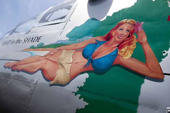 &lt;p&gt;The 1944 &quot;Maid in the Shade&quot; B-25 war plane is parked at the Coeur d'Alene Airport on Thursday, Aug. 18, 2016, where it'll be throughout the weekend. With a 67.5 foot wingspan and a length of 52 feet, 11 inches, the war plane has a top speed of 275 miles-per-hour and can carry a crew of six. The plane flew 15 combat missions over Italy in late 1944, mostly targeting railway bridges.&lt;/p&gt;