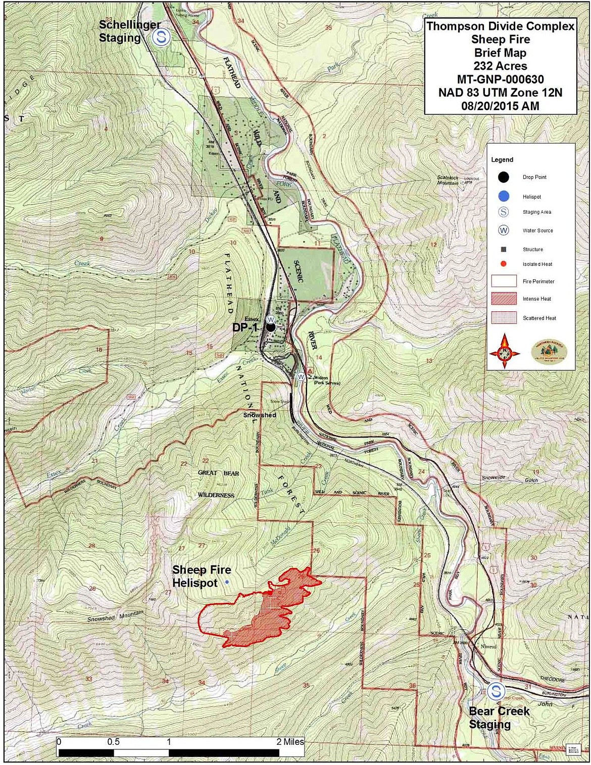 &lt;p&gt;&lt;strong&gt;This map&lt;/strong&gt; shows the area covered by the 232-acre Sheep Fire near Essex as of Thursday, Aug. 20.&lt;/p&gt;