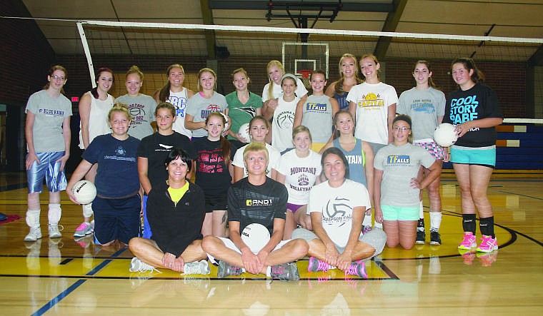 &lt;p&gt;The Lady Hawks of Thompson Falls pose for a group shot during a recent practice.&lt;/p&gt;