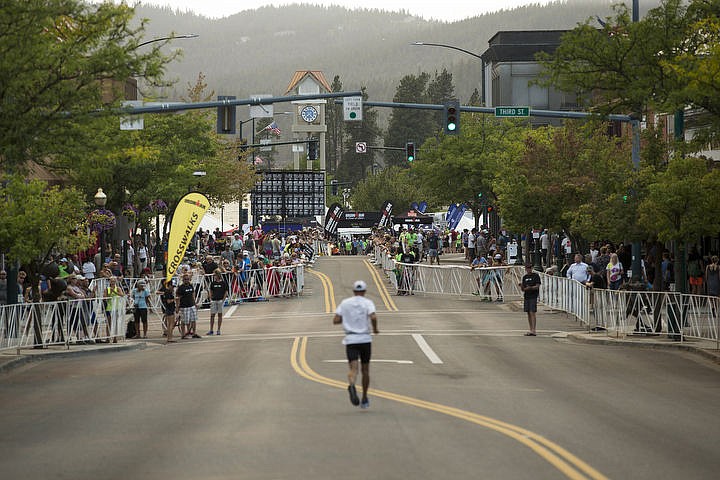 &lt;p&gt;LOREN BENOIT/Press More than 1,300 athletes from around the world gathered on Coeur d'Alene's City Beach on the morning of August 21, 2016 for the start of the 14th annual Ironman Coeur d'Alene triathlon. Participants were challenged to a 2.4-mile open water swim in Lake Coeur d'Alene, followed by a 122-mile bike ride and finishing the race with a 26.2-mile run. Thousands of spectators cheered on the athletes as they raced through the 94-degree weather for the event.&lt;/p&gt;