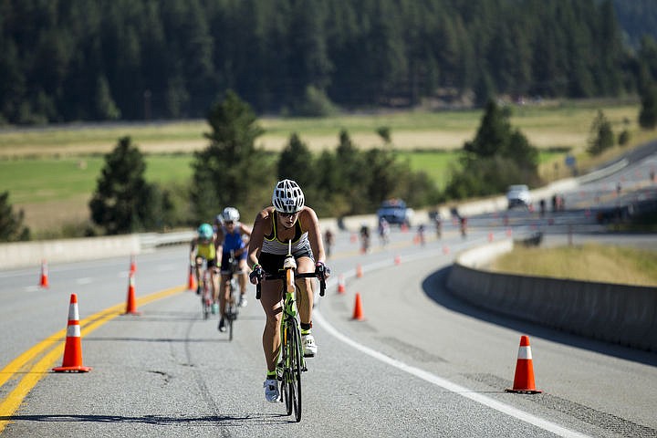 &lt;p&gt;LOREN BENOIT/Press Karissa Wilson of Cle Elum, Wash. begins the climb up Mica Grade on Highway 95.&lt;/p&gt;