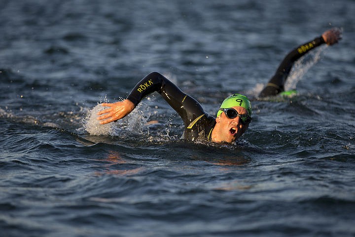 &lt;p&gt;More than 1,300 athletes from around the world gathered on Coeur d'Alene's City Beach on the morning of August 21, 2016 for the start of the 14th annual Ironman Coeur d'Alene triathlon. Participants were challenged to a 2.4-mile open water swim in Lake Coeur d'Alene, followed by a 122-mile bike ride and finishing the race with a 26.2-mile run. Thousands of spectators cheered on the athletes as they raced through the 94-degree weather for the event. To purchase photo, please visit www.cdapress.com/photos&lt;/p&gt;