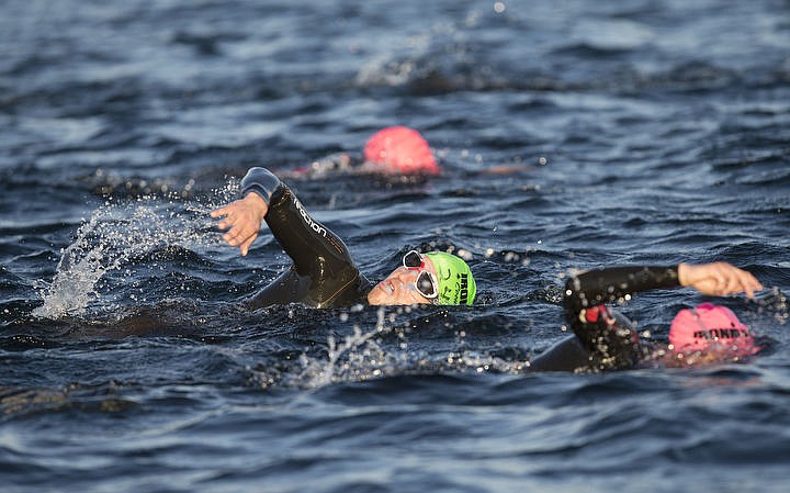 &lt;p&gt;LOREN BENOIT/Press More than 1,300 athletes from around the world gathered on Coeur d'Alene's City Beach on the morning of August 21, 2016 for the start of the 14th annual Ironman Coeur d'Alene triathlon. Participants were challenged to a 2.4-mile open water swim in Lake Coeur d'Alene, followed by a 122-mile bike ride and finishing the race with a 26.2-mile run. Thousands of spectators cheered on the athletes as they raced through the 94-degree weather for the event.&lt;/p&gt;