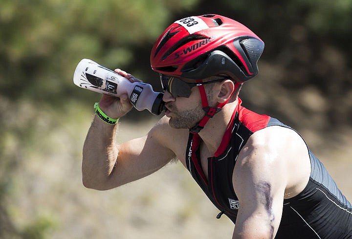 &lt;p&gt;LOREN BENOIT/Press More than 1,300 athletes from around the world gathered on Coeur d'Alene's City Beach on the morning of August 21, 2016 for the start of the 14th annual Ironman Coeur d'Alene triathlon. Participants were challenged to a 2.4-mile open water swim in Lake Coeur d'Alene, followed by a 122-mile bike ride and finishing the race with a 26.2-mile run. Thousands of spectators cheered on the athletes as they raced through the 94-degree weather for the event.&lt;/p&gt;