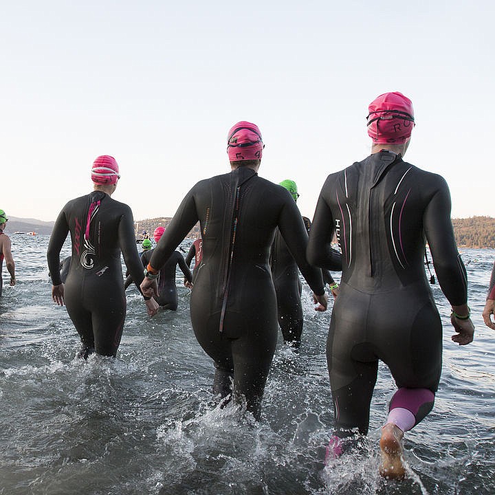 &lt;p&gt;More than 1,300 athletes from around the world gathered on Coeur d'Alene's City Beach on the morning of August 21, 2016 for the start of the 14th annual Ironman Coeur d'Alene triathlon. Participants were challenged to a 2.4-mile open water swim in Lake Coeur d'Alene, followed by a 122-mile bike ride and finishing the race with a 26.2-mile run. Thousands of spectators cheered on the athletes as they raced through the 94-degree weather for the event. To purchase photo, please visit www.cdapress.com/photos&lt;/p&gt;