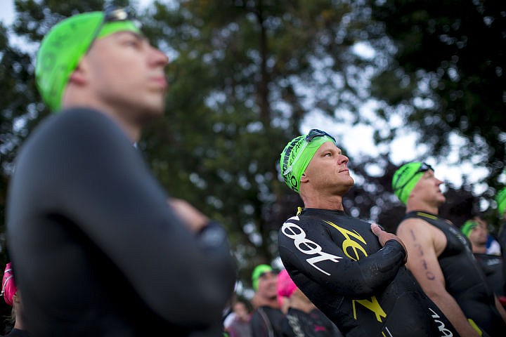 &lt;p&gt;More than 1,300 athletes from around the world gathered on Coeur d'Alene's City Beach on the morning of August 21, 2016 for the start of the 14th annual Ironman Coeur d'Alene triathlon. Participants were challenged to a 2.4-mile open water swim in Lake Coeur d'Alene, followed by a 122-mile bike ride and finishing the race with a 26.2-mile run. Thousands of spectators cheered on the athletes as they raced through the 94-degree weather for the event. To purchase photo, please visit www.cdapress.com/photos&lt;/p&gt;