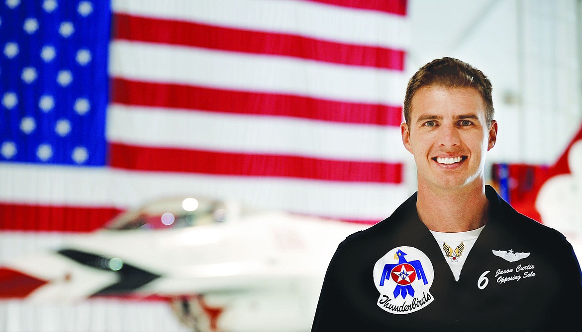 &lt;p&gt;Curtis, a 1999 Flathead High School graduate, will fly next weekend as the Opposing Solo pilot for the U.S. Air Force Thunderbirds at the Mountain Madness Air Show. (U.S. Air Force photo)&lt;/p&gt;