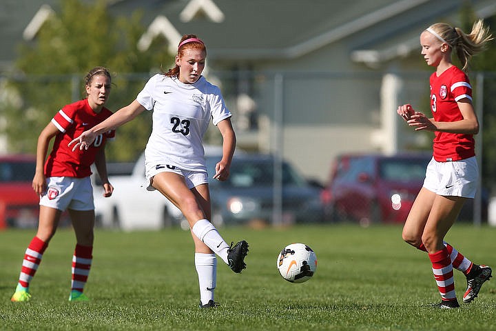 &lt;p&gt;The Lake City Timberwolves duke it out with the Sandpoint Bulldogs in girls soccer on Tuesday, Aug. 23, 2016 at Lake City High School. Lake City emerged victorious with a 4-0 win. To purchase photo, please visit www.cdapress.com/photos&lt;/p&gt;